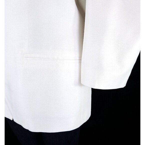 Haider Ackermann Single Breasted Blazer FR 36 US 4 White NWT - Picture 5 of 16